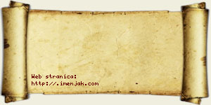 Dimitrije Abramović vizit kartica